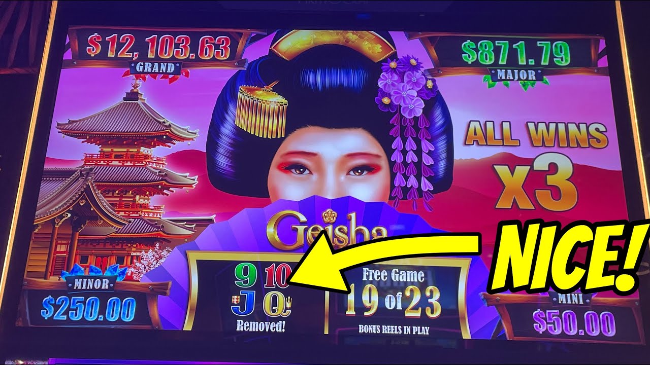 🎎🌸🏮NEW SLOT! TONS of BIG WINS on Geisha Where's the Gold