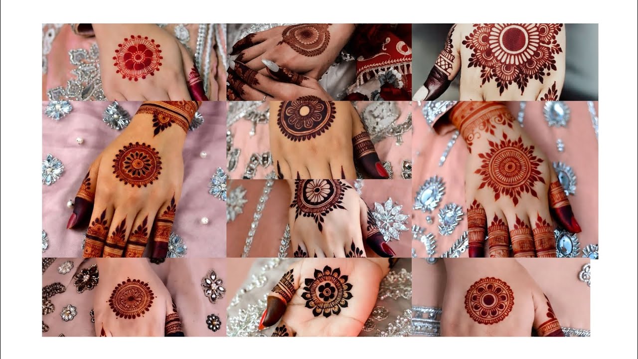 Aesthetic 🥀 & Beautiful Gol Tikka Mehndi Design | mehndi designs | #bridal #mehndi #mehndidesign 