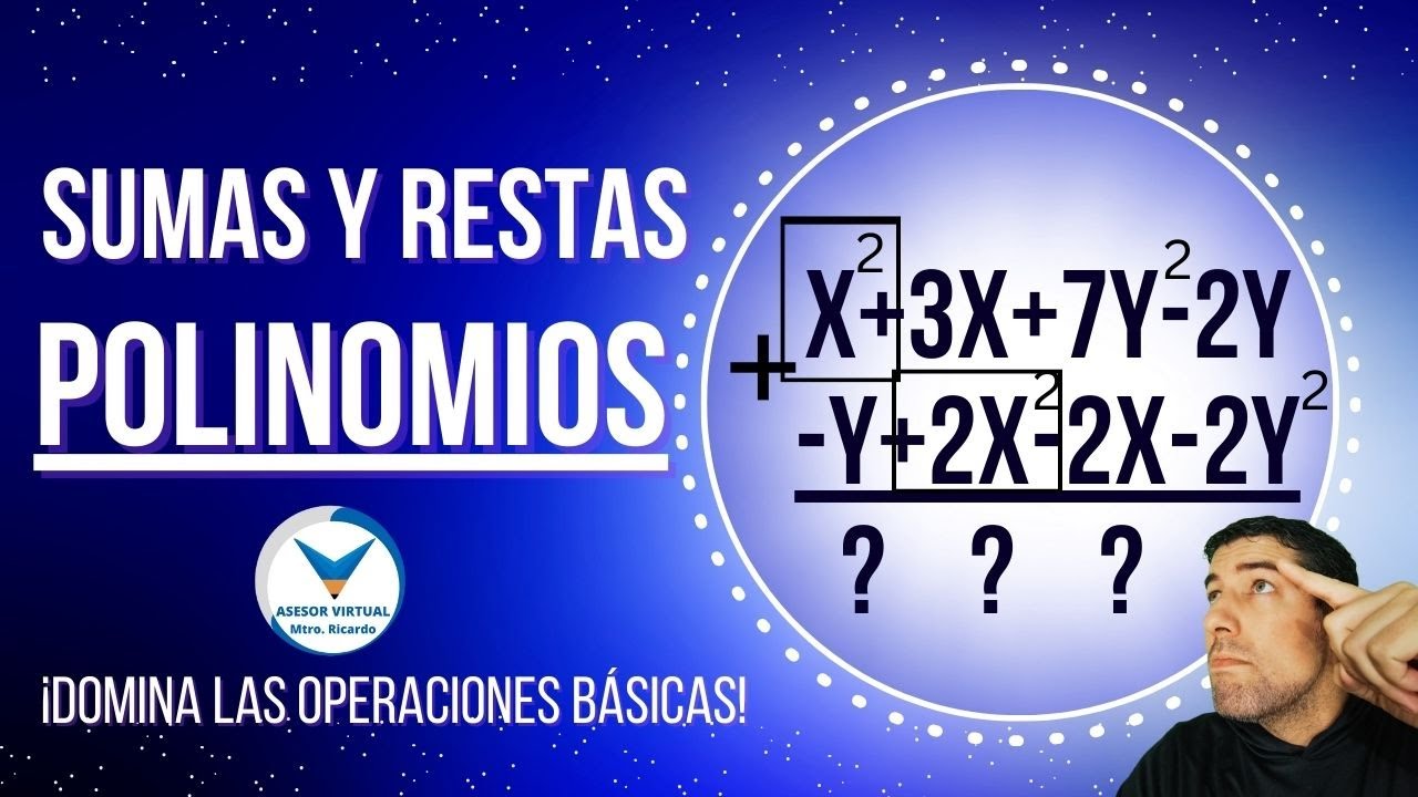 Explicación algebra - Sumas y Restas de Polinomios