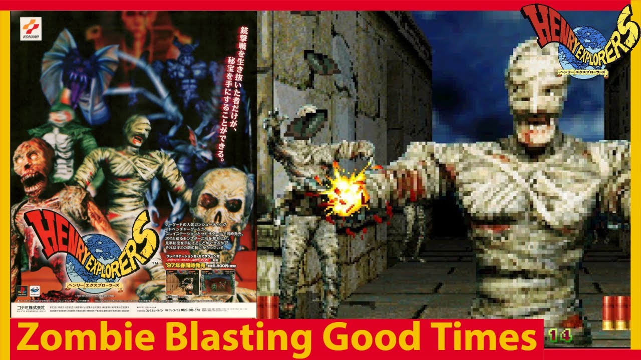 Horror Hidden Gems...Crypt Killer! Konami's Weird and Wild PS1 Based Arcade Lightgun Game!
