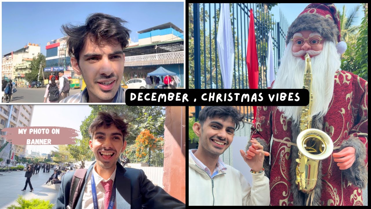 College Christmas & Winters Vine 🎄😂 | Vacations, Friends & Fun || #akashskyvlogs #christuniversity 