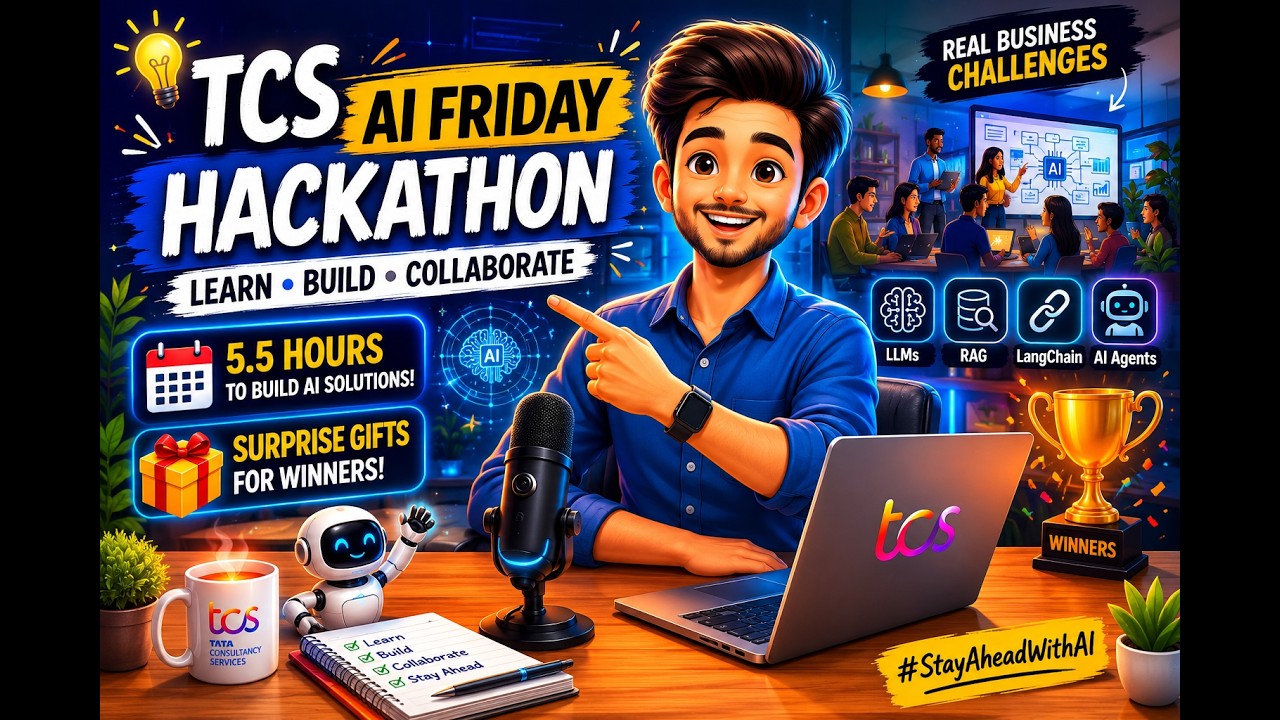 AI Friday Hackathon at TCS | I Built an AI Solution with ZERO Coding Knowledge!