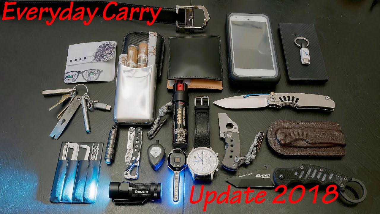 【最新】毎日持ち歩いてる物(Everyday Carry)アップデート【2018/11/12 】