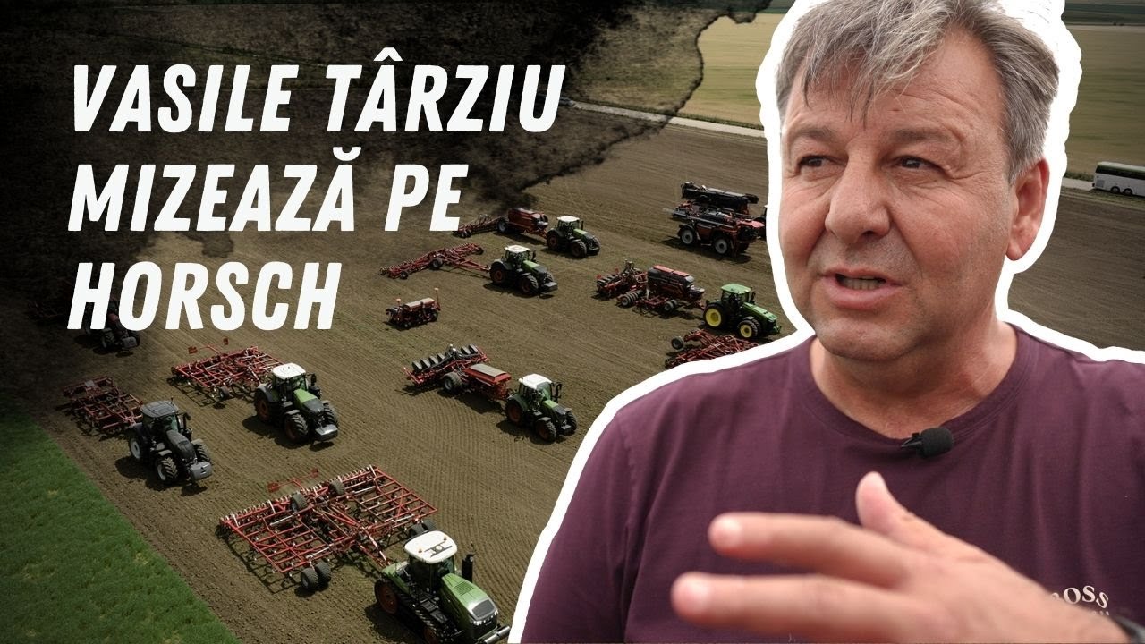 Vasile Târziu mizează pe Horsch. Impresii la cald, din câmpul de testare Horsch Field Days!