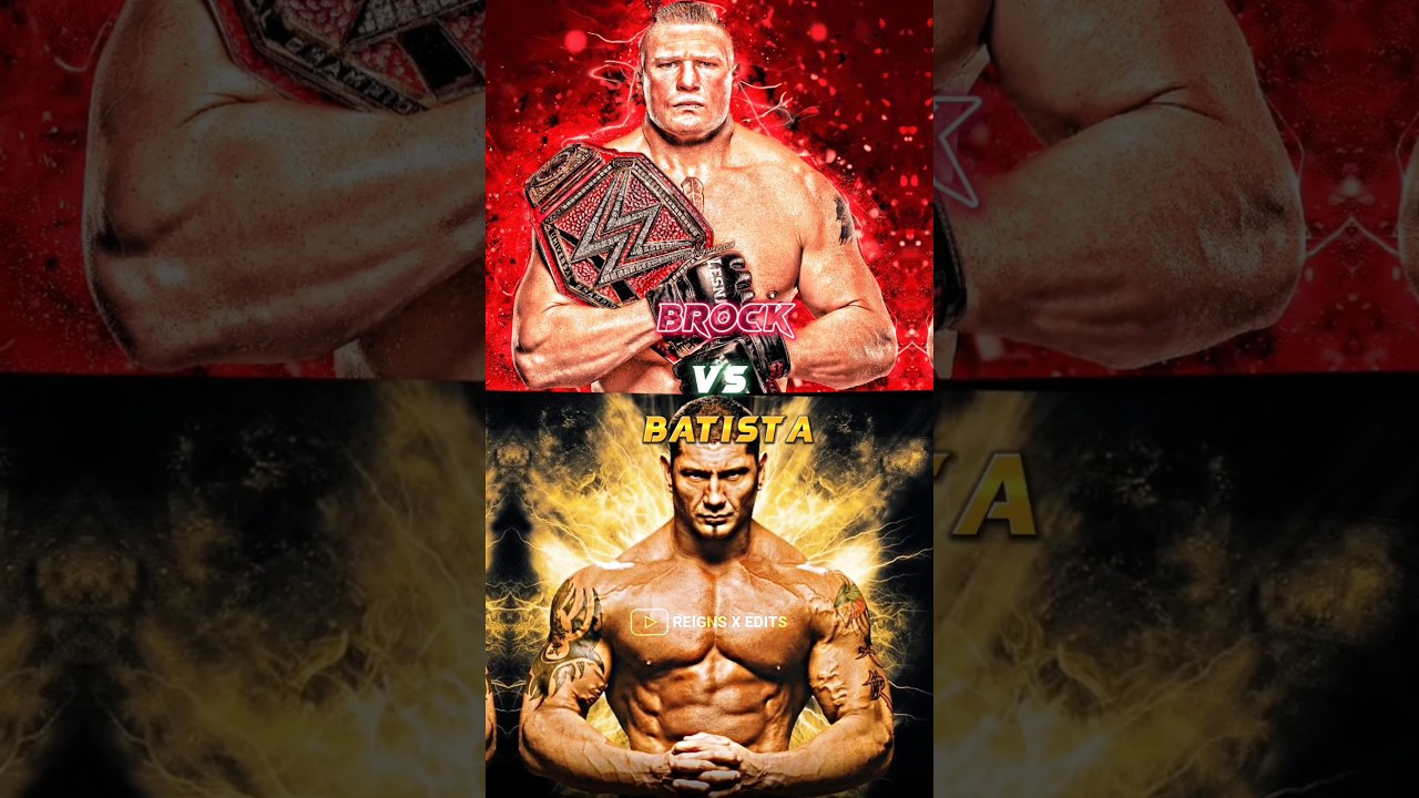 Brock Lesnar vs Batista Comparison #shorts #youtubeshorts #wwe #brocklesnar