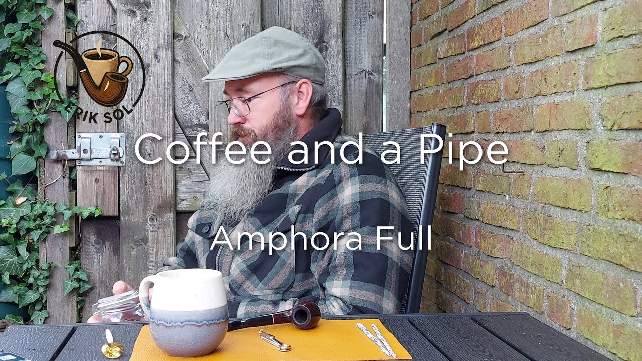 Coffee and a Pipe - Amphora Full in the Garden