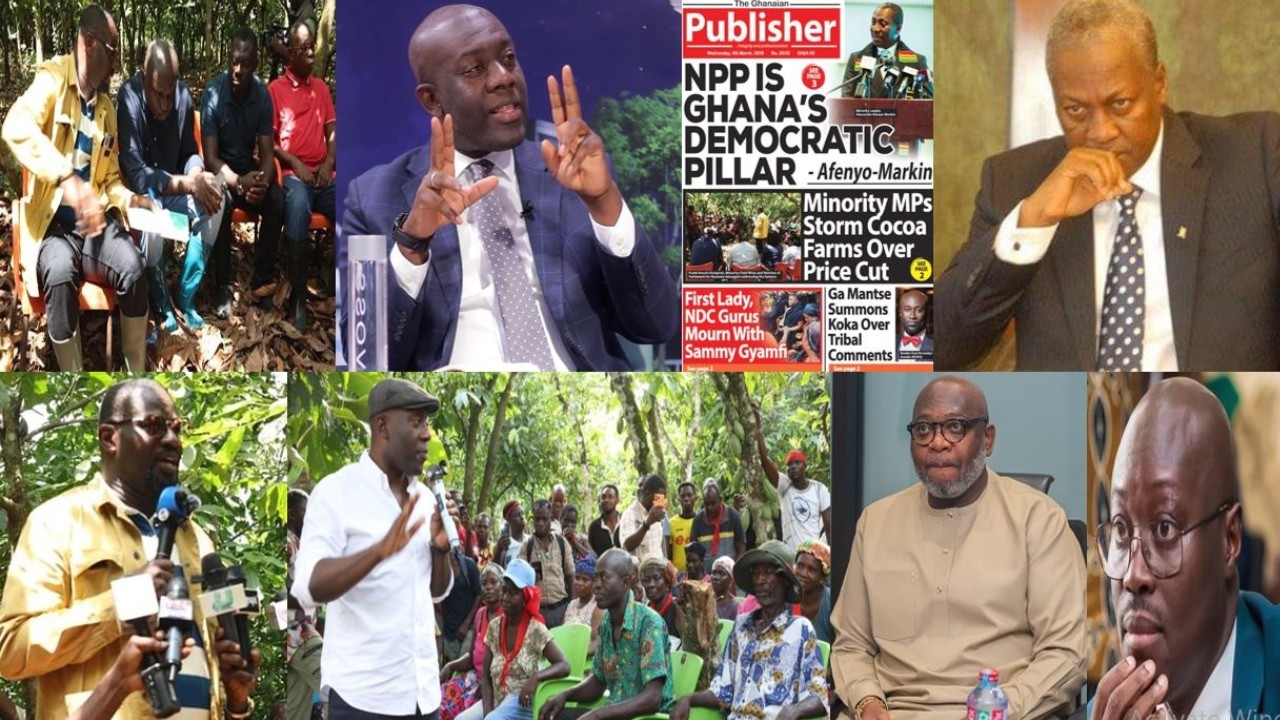JUST IN: Oppong Nkrumah & Minority Storms Jubilee House As ¢1.2Billion Scandal Hits JM Gov't