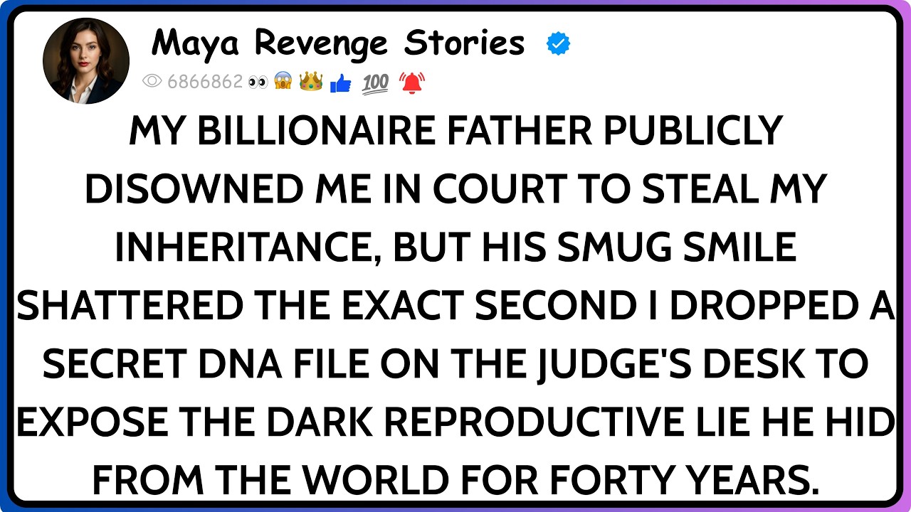In Court, My Father Disowned Me Over $5 Billion… Until the DNA Results Appeared