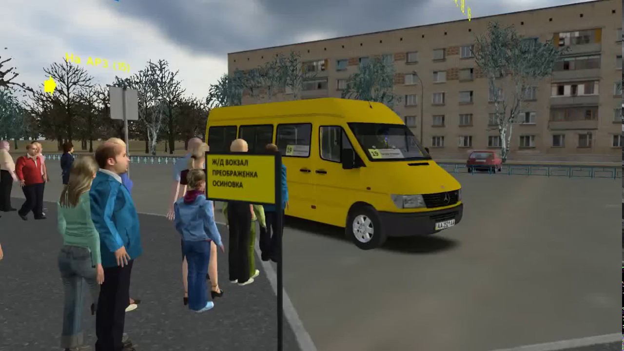 Omsi 2. Чугуев 2.0, маршрут 19, Чугуев-Осиновка, автобус Mercedes-Benz Sprinter_12