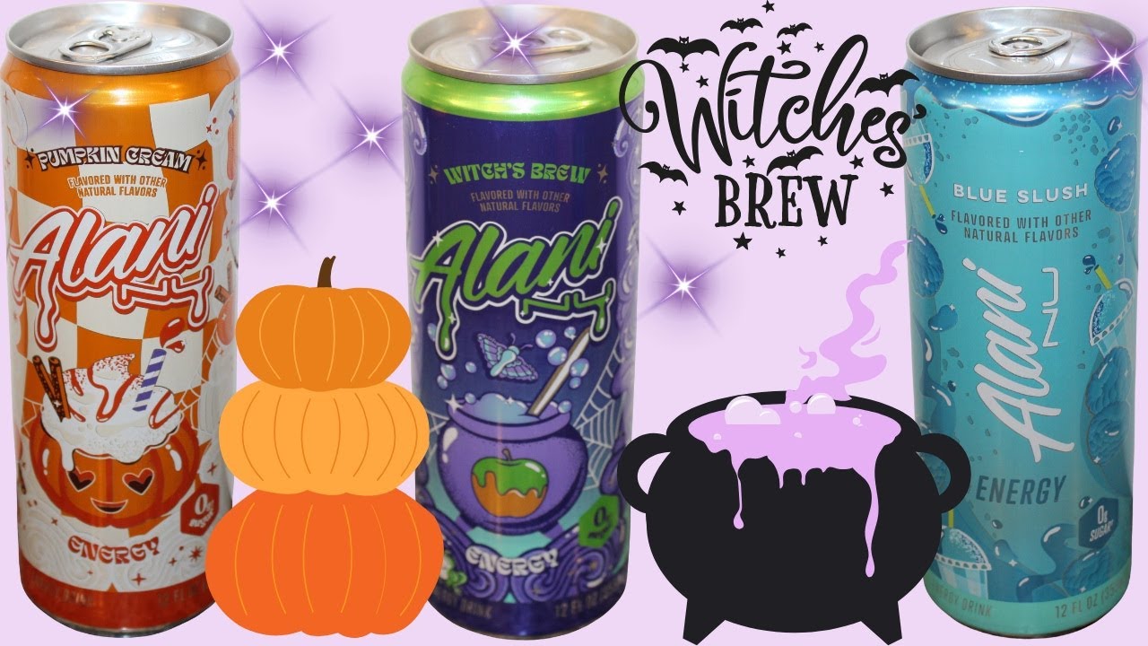 Alani Nu Energy Drink: Pumpkin Cream, Witch’s Brew & Blue Slush Review