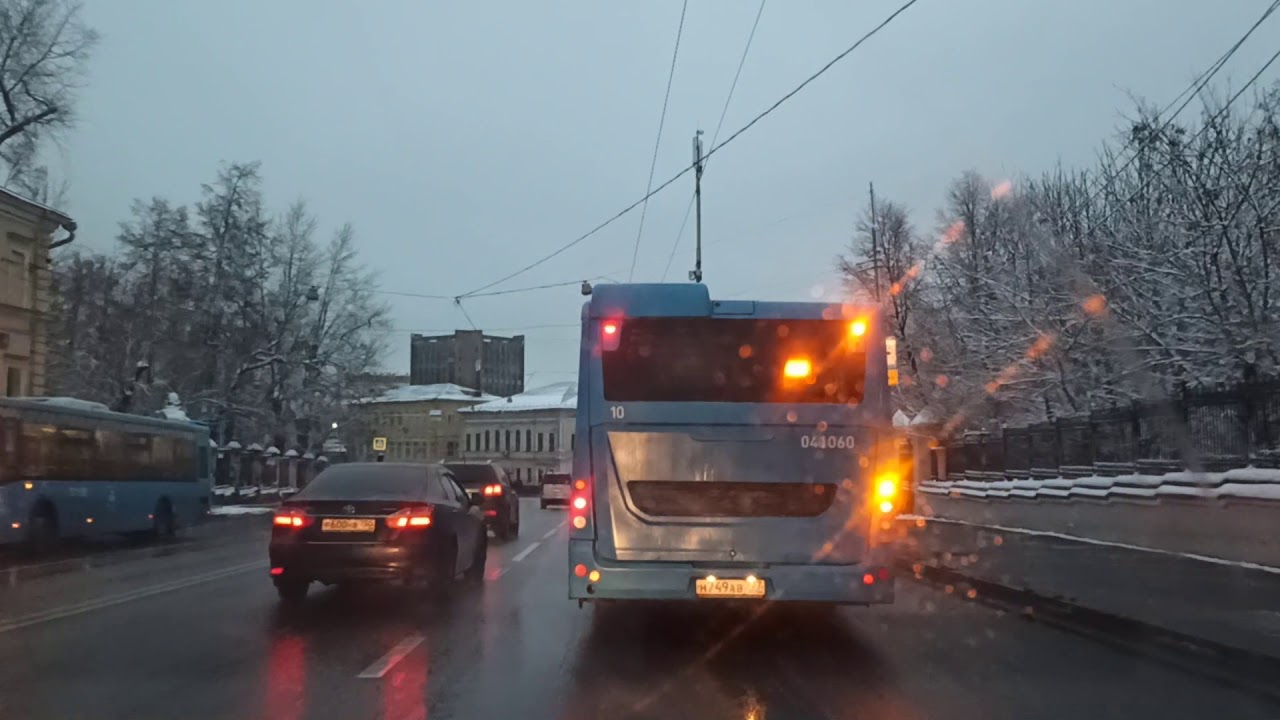. Москва. Поездка на автомобиле. 21 ноября 2020 г.