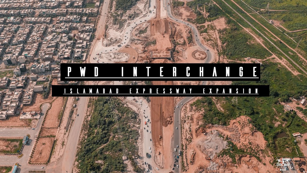 PWD Interchange Under Construction 4K l The Drone Life PK