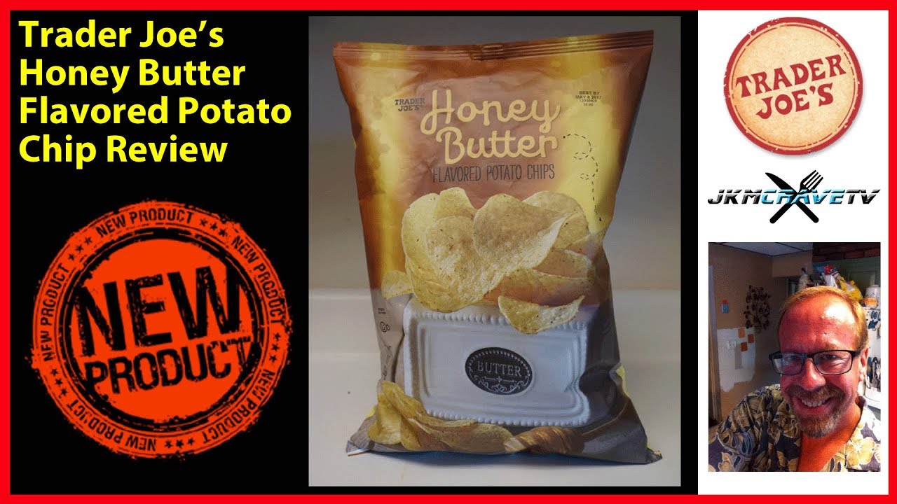 Trader Joe's Honey Butter Flavored Potato Chip Review | JKMCraveTV