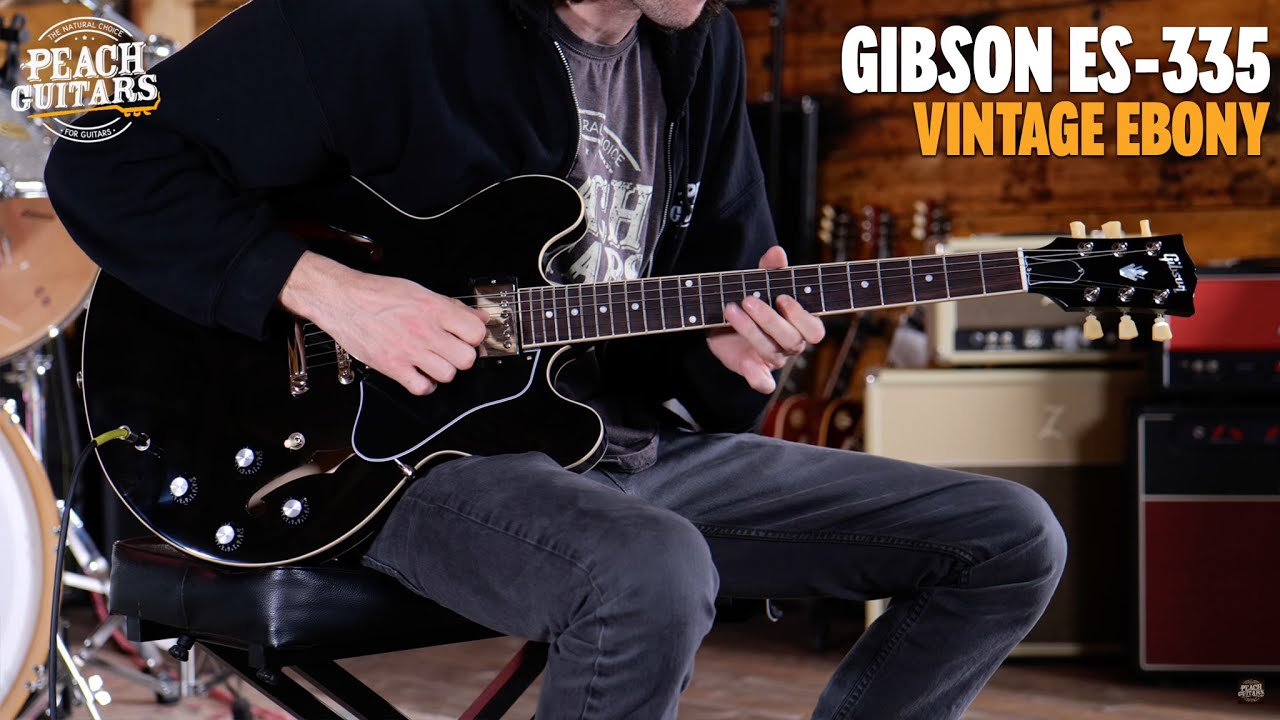 No Talking...Just Tones | Gibson ES-335 Vintage Ebony