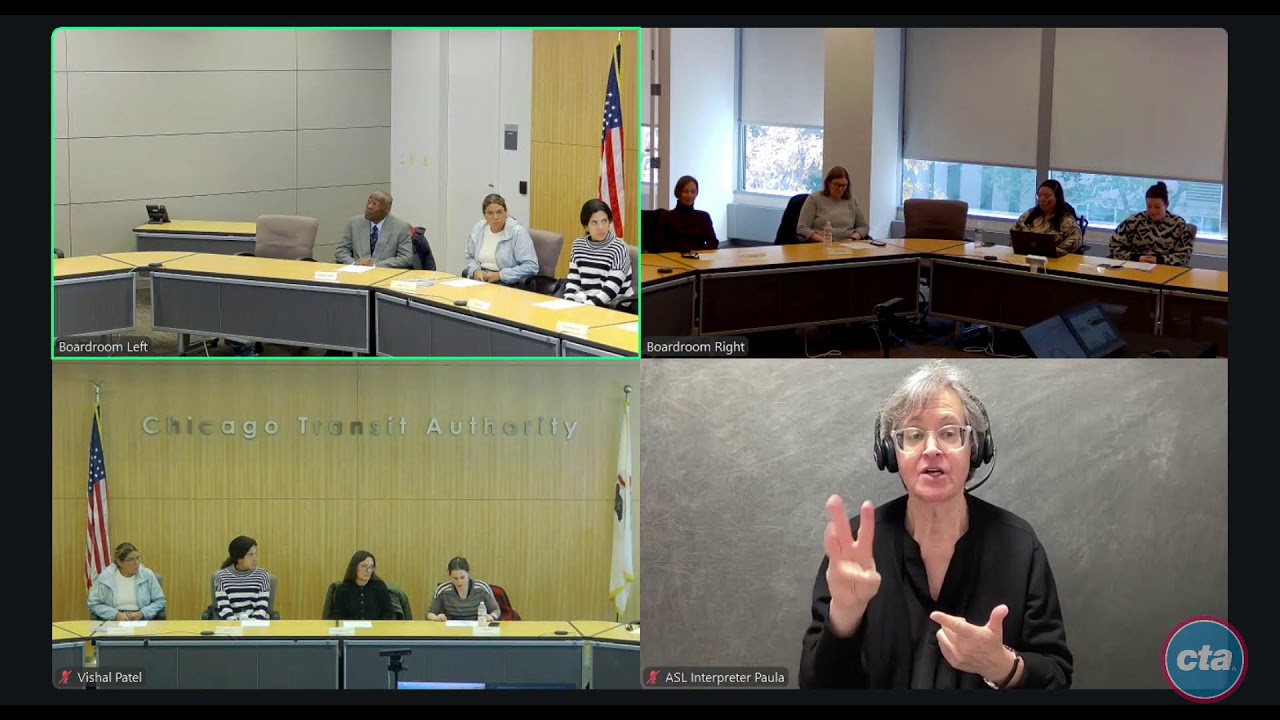 Chicago Transit Authority ADA Advisory Committee Meeting - November 10, 2025