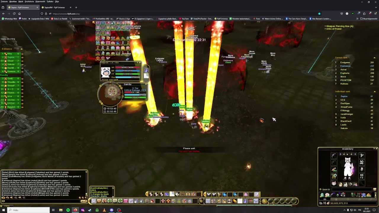 Flyff Universe - [Totemia] - 30/03/25 - Siege - Eminence Sepios - Business to Business MVP