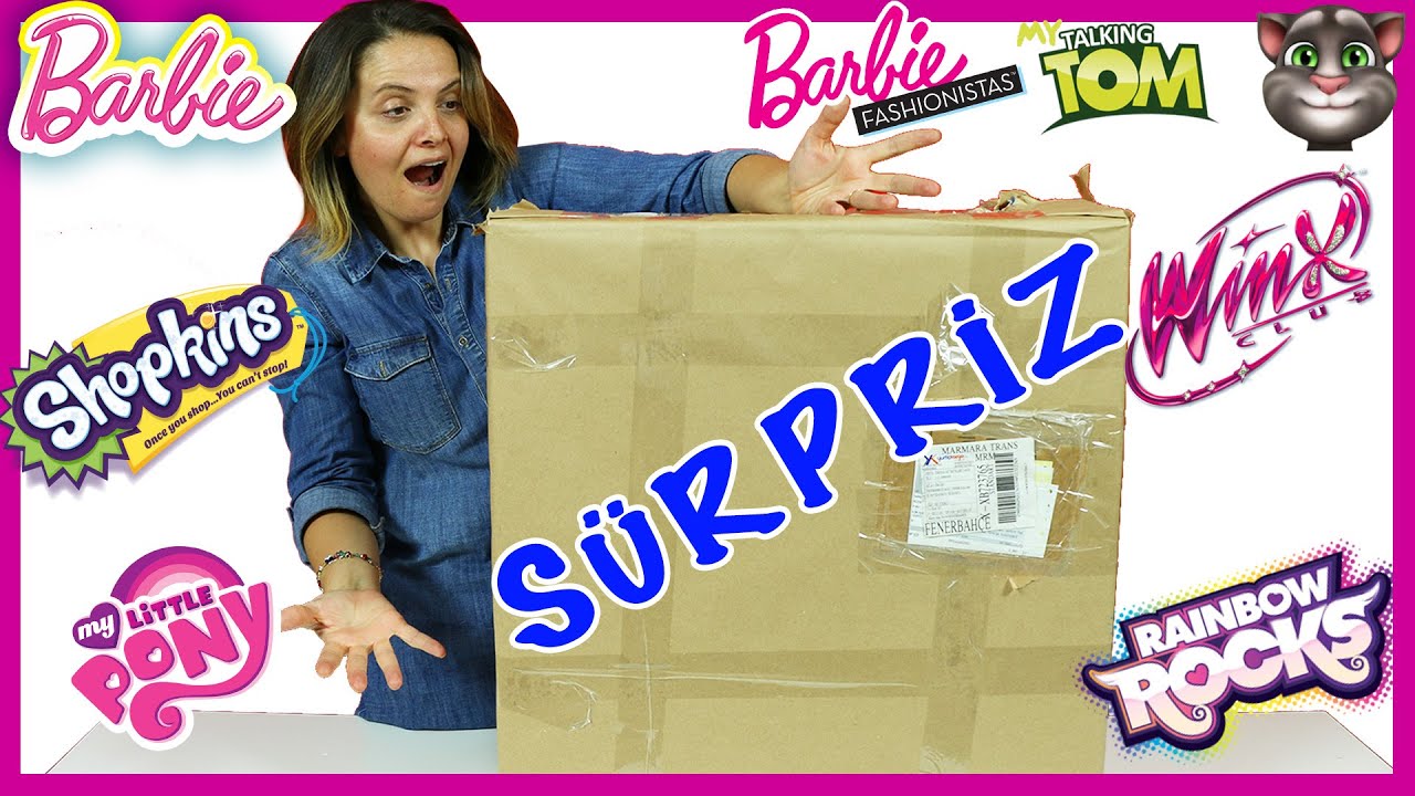 Barbie Fashionistas My Little Pony Shopkins Talking Tom | Dev Sürpriz Oyuncak Kutusu 12 | EvcilikTV