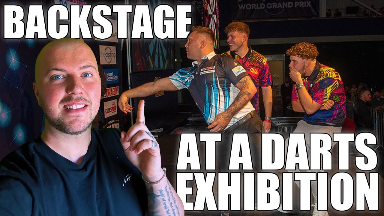 Backstage At A Darts Exhibition with Gerwyn Price, Michael Van Gerwen, Joe Cullen and More!