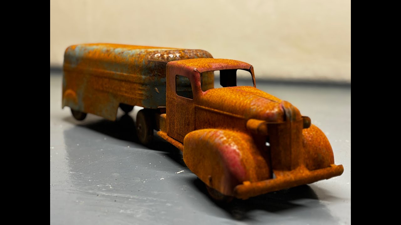 WYANDOTTE TRACTOR TRAILER VAN Circa 1930s RESTORATION