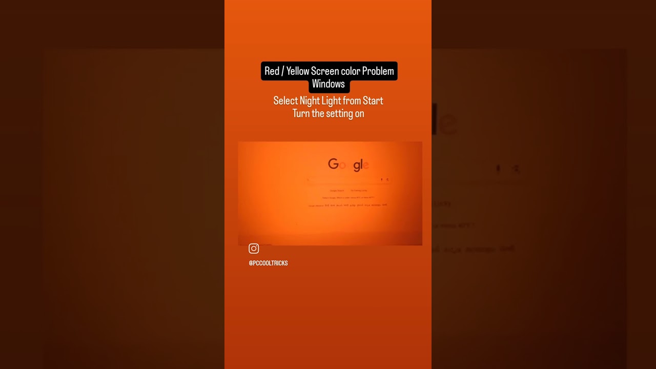 Fix Red display windows  |Laptop screen problem  #laptop #howtofix #windows  #monitor #screenproblem
