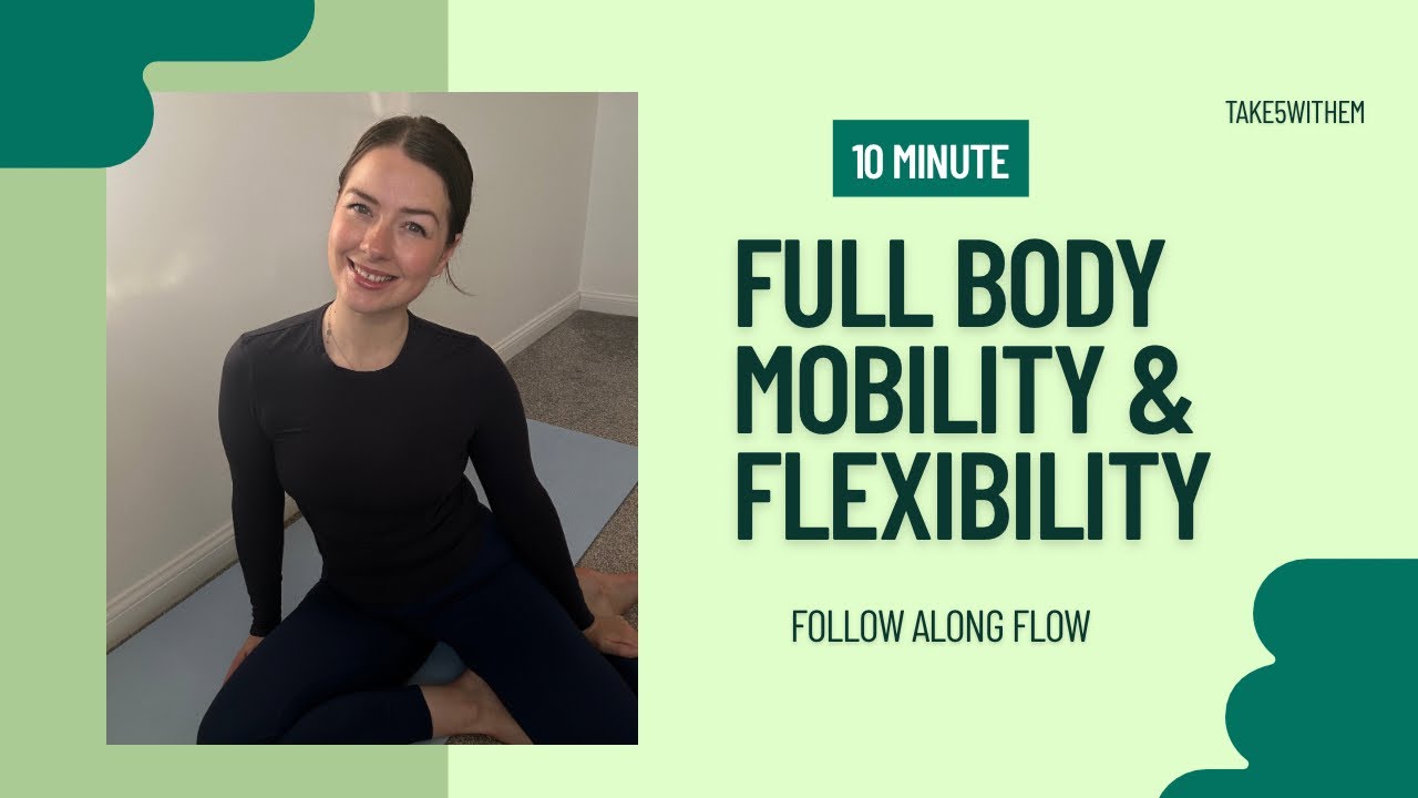 10 Minute Follow Along Flow For Mobility & Flexibility. At Home. No Equipment. For Everyone! 