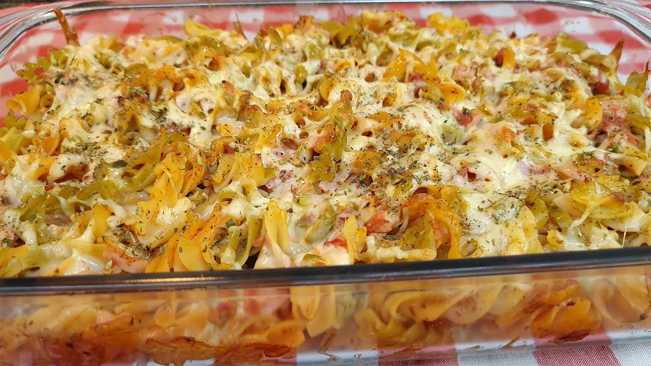O MELHOR MACARRÃO DO MUNDO! MACARRÃO PIZZA | Cebola e Salsa