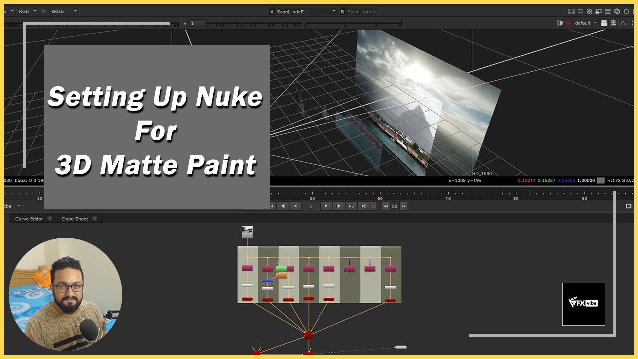 HOW TO SETUP 2D MATTE PAINTING IN NUKE | NUKE TUTORIAL | VFX VIBE