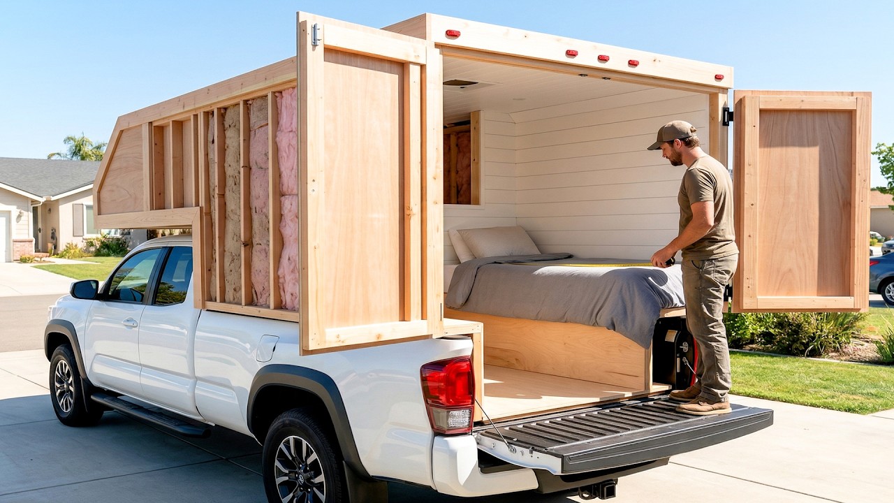 Man Turns a $20,000 Truck into a Stunning Apartment on Wheels | Start to Finish by @andrewryanpov