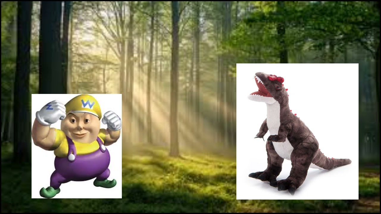 Wario gets eaten by an Allosaurus.mp4 