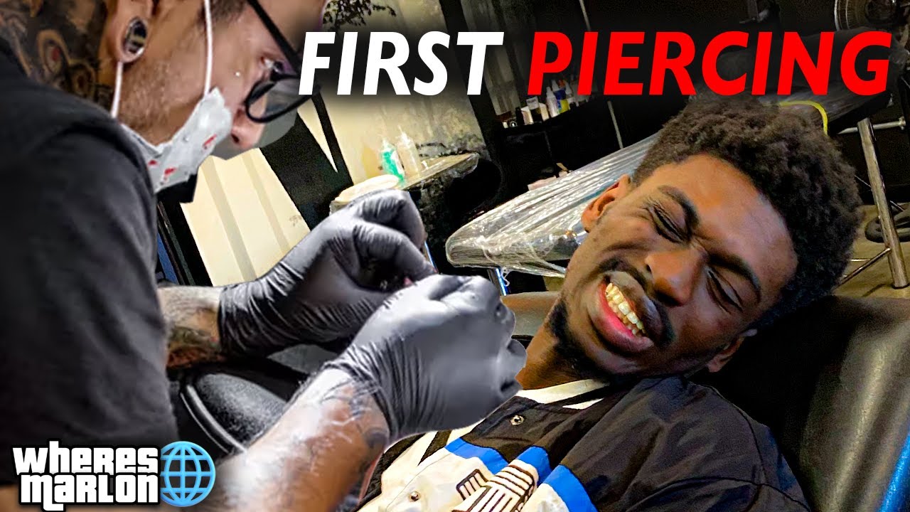 GOT MY FIRST PIERCING FOR MY 21ST BIRTHDAY
