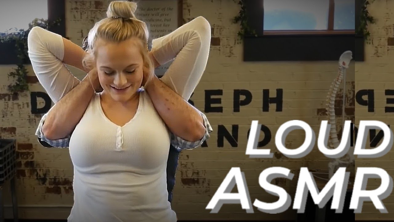 Chiropractic Adjustment Asmr | *LOUD* no talking compilation