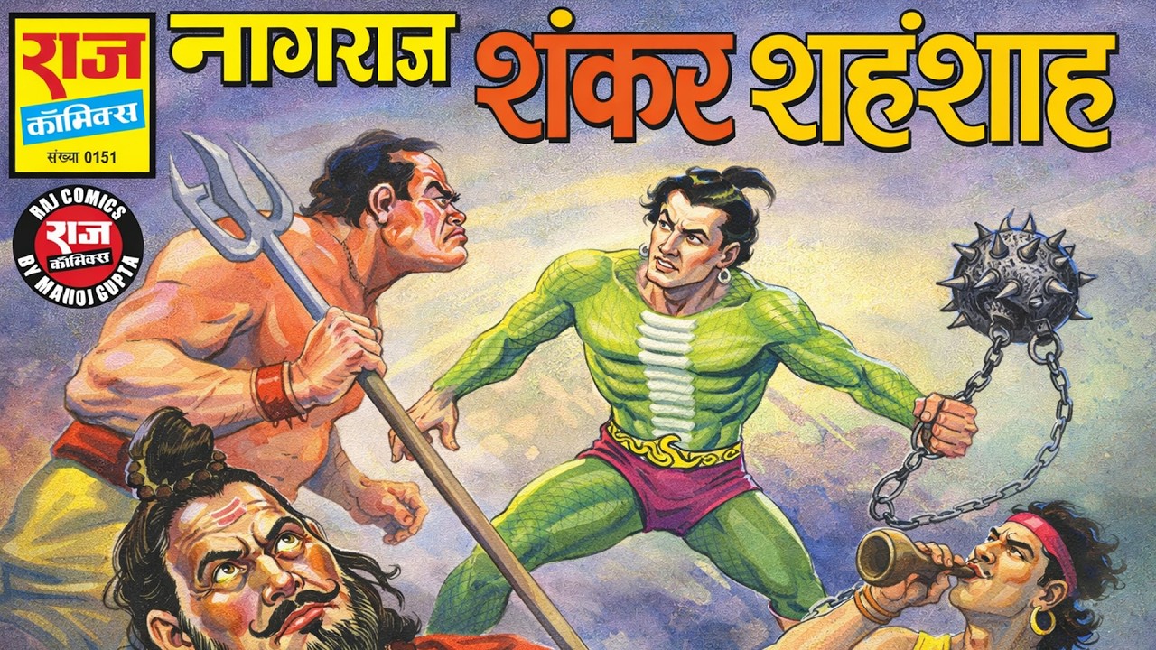 EP15 - Nagraj Aur Shankar Shahanshah | शंकर शहंशाह | #nagraj 14th Comic | Rajcomics Read Along Video