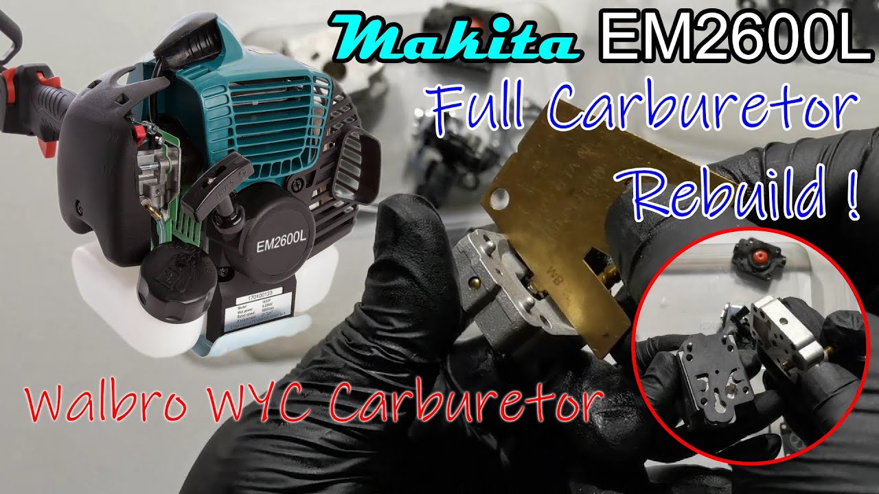 VTECH 65 - Полная переборка карбюратора Makita EM2600L