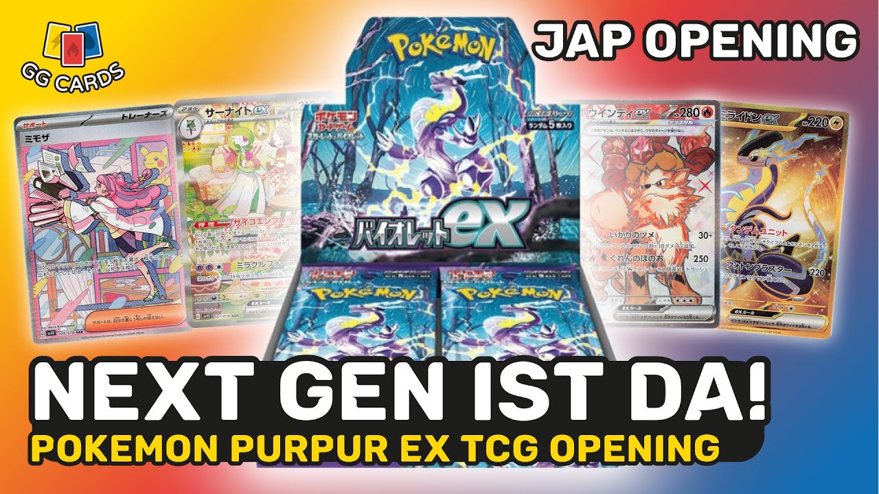 POKEMON KARMESIN & PURPUR EX OPENING 🔥 NEXT GENERATION PALDEA Deutsch Sv1V Sv1S Scarlet ex Violet ex