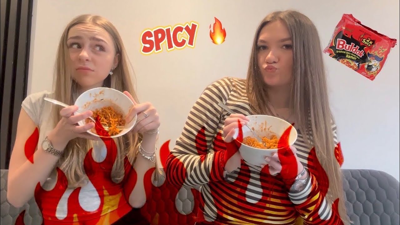 Spicy noodle challenge / get to know us 