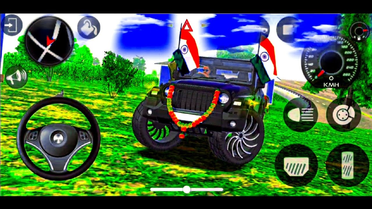Modified Mahindra Thar😈Games:Indian Black Thar (Gadi Wala Games) Car Game Android Game - #2026