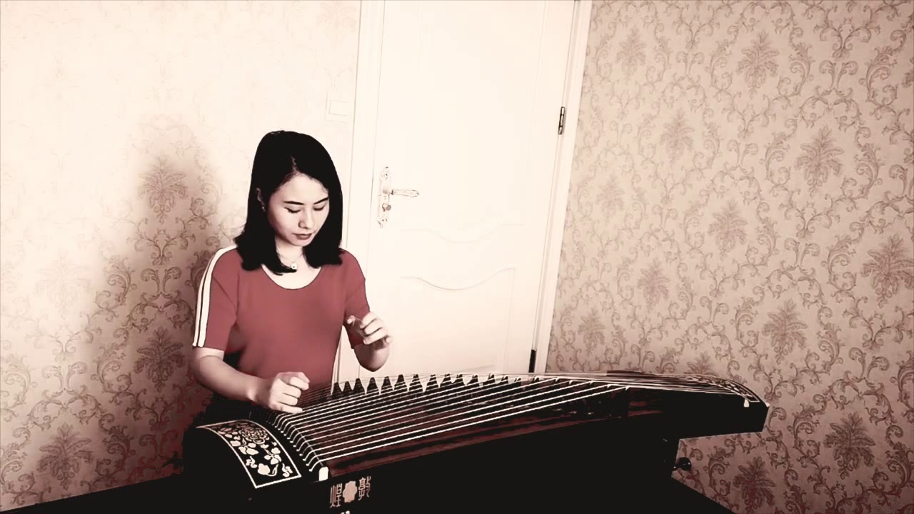 Chinese Zither by QianZhan詹倩·纯筝 | 《双影》：花开花落自有时，情起情灭不由人