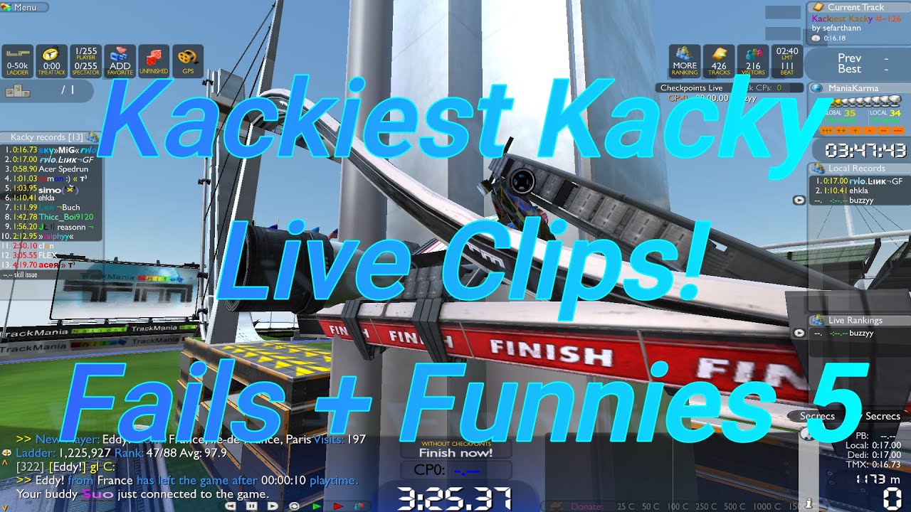 Kackiest Kacky Live Clips - Wins + Fails!
