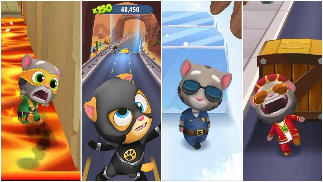 Talking Tom Gold Run - All Best Funny Fails