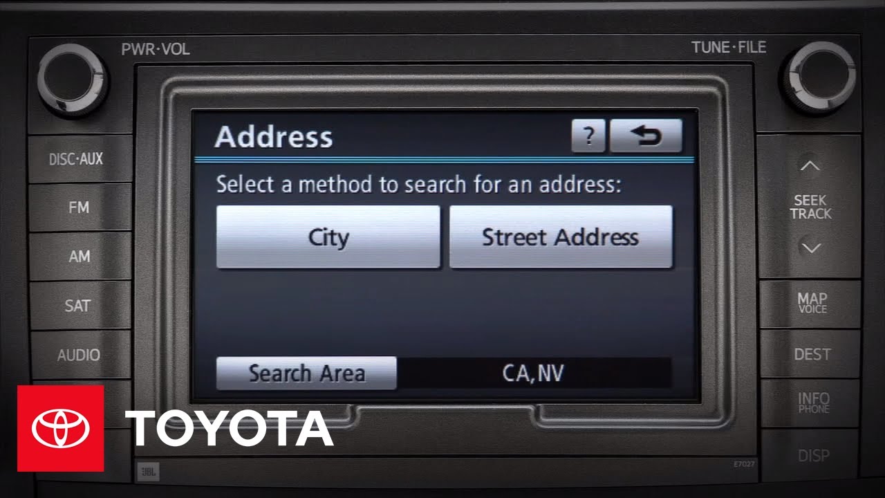2011 - 2012 Sienna How-To: Navigation System and XM NavTraffic | Toyota