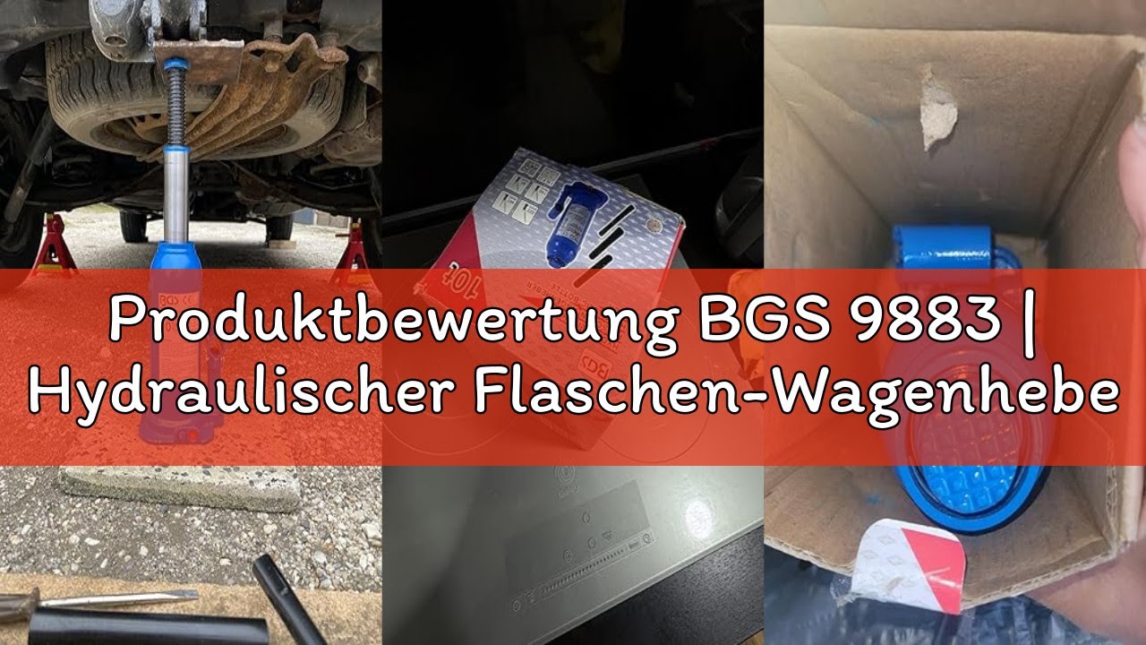 Produktbewertung BGS 9883 | Hydraulischer Flaschen-Wagenheber | 5 t | Stempelwagenheber/Kompakt-Wage