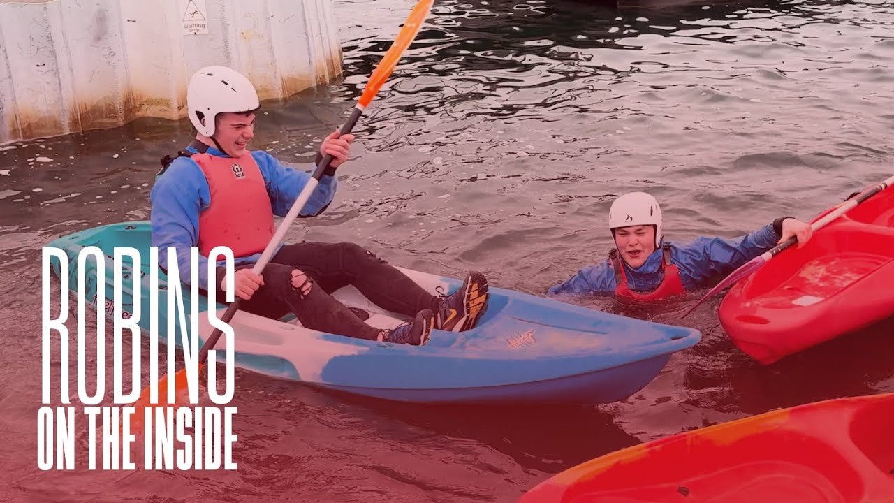 Watch Our Academy lads climb high and make a splash! 🌊 - Robins : On The Inside