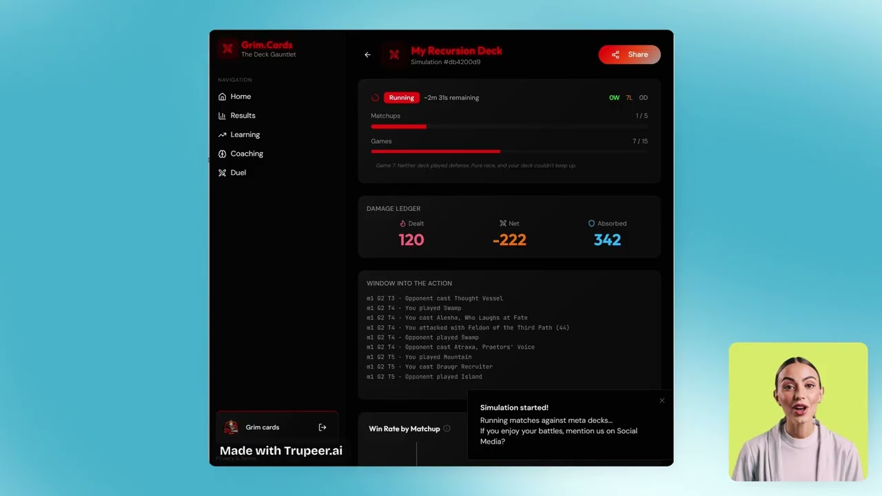 Grim Cards MTG Deck Test Tool