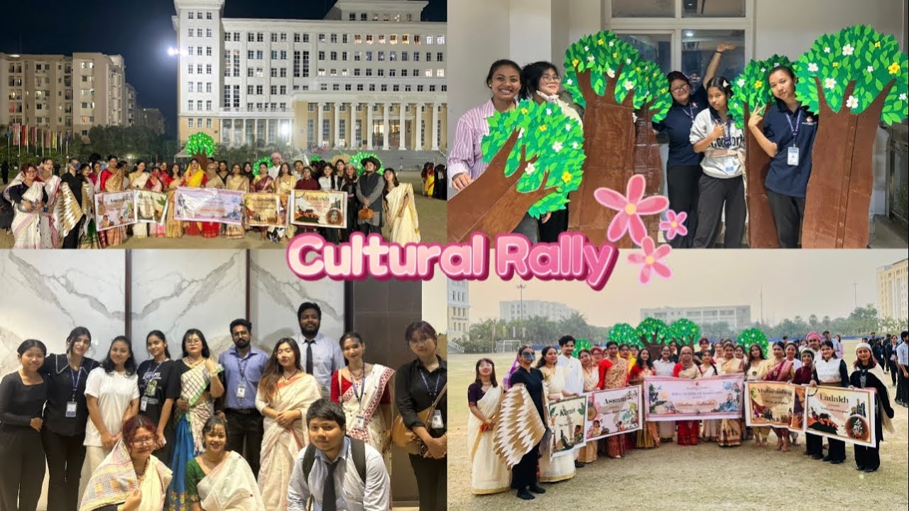 Cultural rally 🌸 Varsity week 2026🏀 team RSL 💚 Royal Global University 🏫 