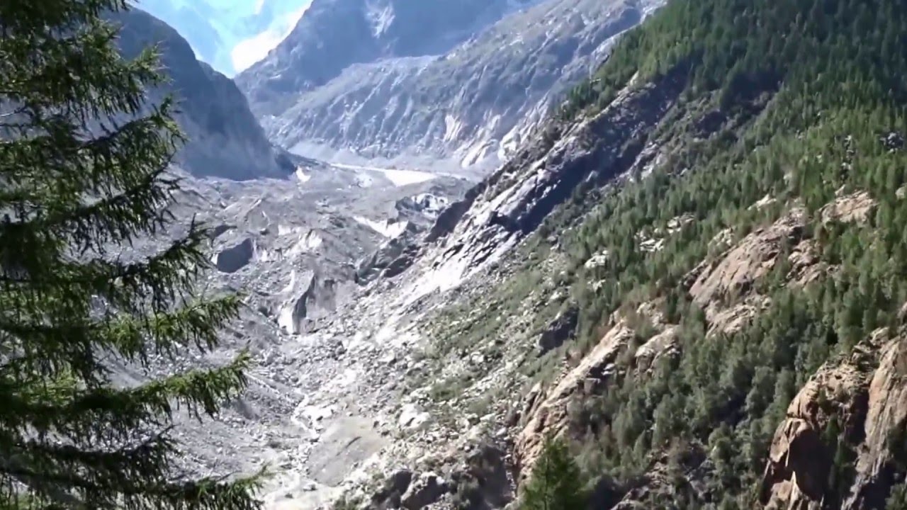 Travers&eacute;e Plan de l'Aiguille vers Montenvers/Le Chapeau - Chamonix
