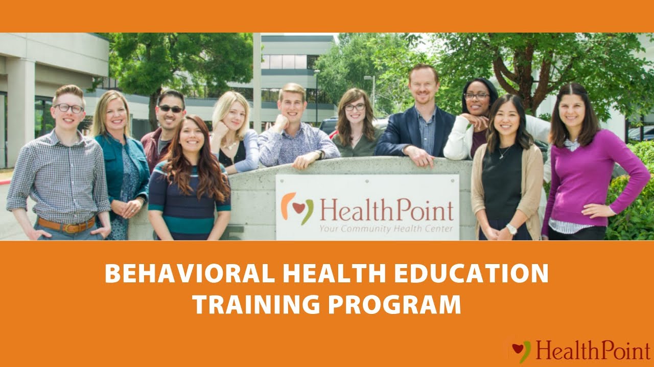 Behavioral Health Education Training Program