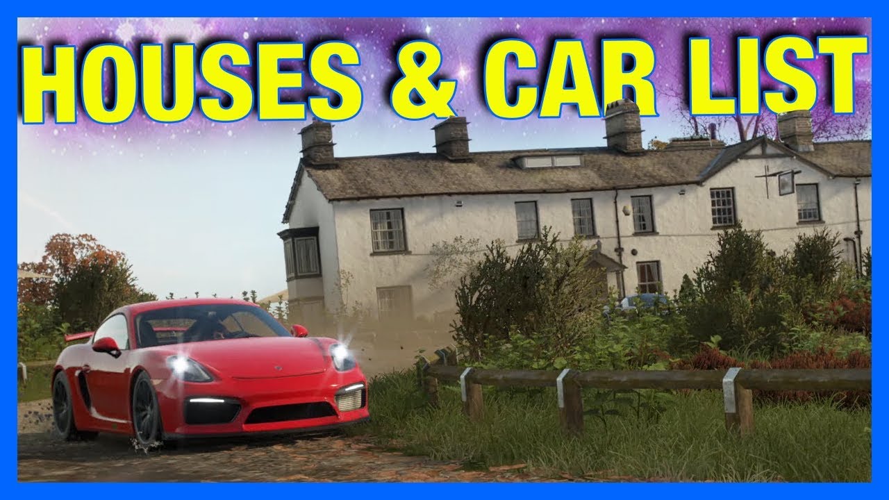 Forza Horizon 4 Gameplay : CAR LIST, MAP SIZE, DRIFTING, HOUSES & MORE!!