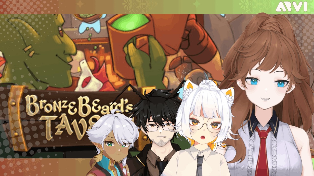 【BRONZEBEARD'S TAVERN】JADI PELAYAN BAR LAGI!? #vtuberindonesia