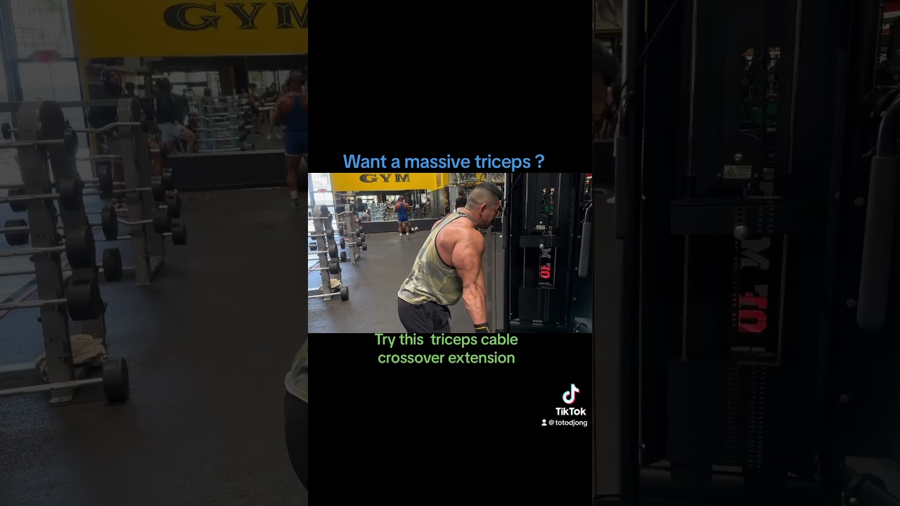 Build a massive triceps 