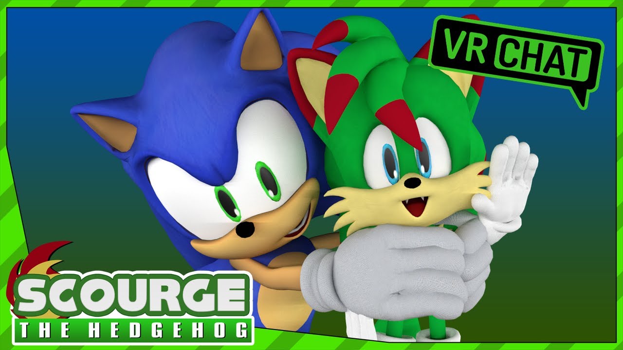 Uncle Sonic meets Razor The Hedgefox (VRCHAT)